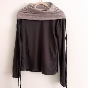 Funnel Neck Jersey Hoodie Casual and Cozy